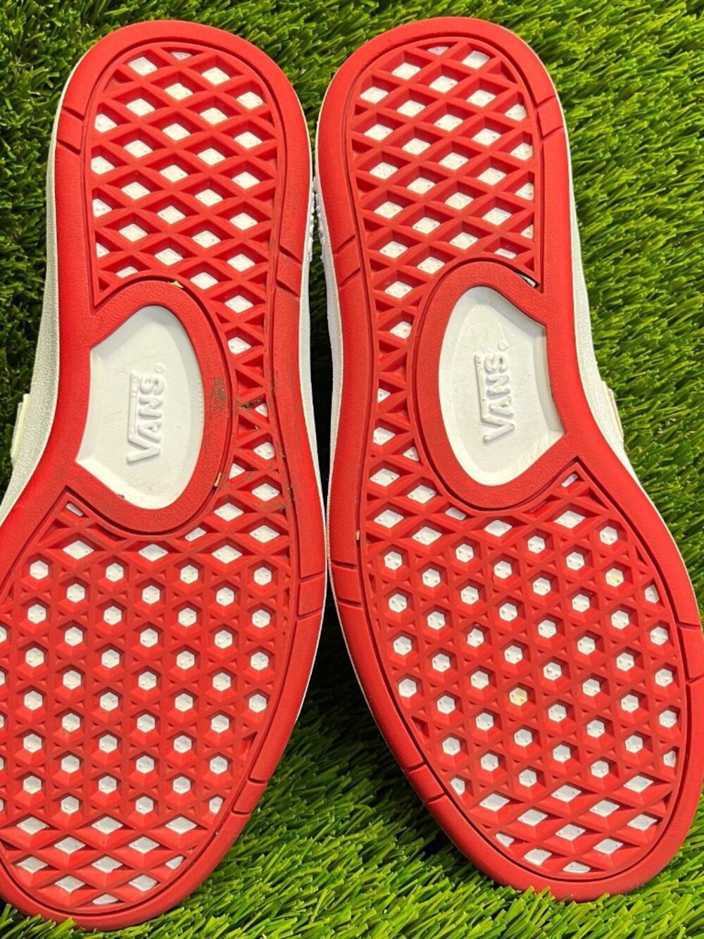 Vans Lowland ComfyCush Womens Size 7 Red White Athletic Skateboard Shoes Sneaker - Picture 8 of 11